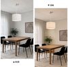 Zedelmaier Pendelleuchte Hängelampe hängend Deckenlampe E27x1/Max. 40 W, ohne Leuchtmittel, Geeignet für Esszimmer Wohnzimmer Schlafzimmer Flur Bild 4