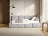 Selsey 'Cloudy' Jugendbett 90x200 mit Matratze, Kopfteil rechts, Hellgrau Bild 2