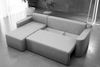 AX LIVING Modern 3 Sitz Sofa mit Schlaffunktion Whimple 240 cm in Hellgrau Bild 3