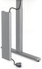 Kerkmann Schreibtisch Sitz-Stehtisch Move 3 silber 200x100 cm mit Anbautisch 120x70 cm ektr. höhenverstellbar asteiche Bild 3