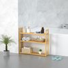 Casaria Hängeregal mit 3 Ablagen, Bambus natur, 60 x 15 x 54 cm Bild 4