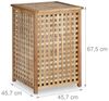 Wäschesammler Walnuss Bild 3