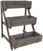 promadino Pflanzentreppe Pflanztreppe mit Kästen, grau, BxTxH: 80x84x100 cm Bild 4