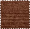 Drehsessel Mojo aus Flachcord, modern und drehbar, rostbraun, luxuriöse Textur Bild 5