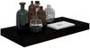 vidaXL Schweberegale 2 Stk. Hochglanz-Schwarz 50x23x3,8 cm MDF 323767 Bild 3