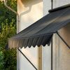 Klemmmarkise Stem 200x120x220-309 cm Schwarz [pro. tec] Bild 4