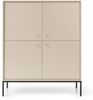 AX LIVING Große Kommode Domiti MK104 Modern und Praktisch 104cm Beige Bild 4