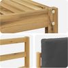 vidaXL Outdoor-Sofagarnitur mit Kissen 5 pcs Weiß und Anthrazit 3387196 Bild 5