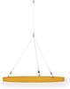 Rheinland Möbel FocusWall DAR05 – Runder Akustik-Deckenabsorber Ø 50 cm in Stofffarbe Solano inkl. Chrom-Stahlseilen - Made in Germany - Klasse A, Stoffbezug, schwer entflammbar Bild 3