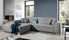 ELTAP 'Sorento', Ecksofa, Eckcouch, Grau, 78 x 194 x 296 cm, Links Bild 4