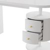 Schminktisch Lara Weiß 120 cm mit Hocker Vicco Bild 5