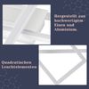 ZMH Deckenlampe LED Deckenleuchte Dimmbar - 50W Wohnzimmerlampe Weiß mit Fernbedienung Modern Design Schlafzimmerlampe Wohnzimmer Schlafzimmer Deckenbeleuchtung Geometrisch für Küche Flur Bild 5