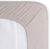 bugatti Spannbettlaken PREMIUM, Baumwolle mit Elasthan, 180 g/m², Jersey-Elasthan, Gummizug: rundum, (1 Stück), blickdicht und dehnbar Bild 3