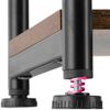 tectake Beistelltisch Couchtisch Memphis 34x30x59cm (1-St, 1 tlg), Handlicher Beistelltisch mit drei Ablagen im rauen Fabrik-Look Bild 5