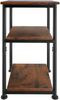 tectake Beistelltisch Couchtisch Memphis 34x30x59cm (1-St, 1 tlg), Handlicher Beistelltisch mit drei Ablagen im rauen Fabrik-Look Bild 4