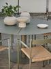 Gartenesstisch Peace aus Aluminium, modern, rund, Nordic Green, für 4–6 Personen Bild 4