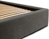 Polsterbett Doppelbett Bett AMADA 160x200cm in Stoff Ditra Anthrazit Bild 4