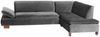 Ecksofa mit Ottomane rechts Kaye Bezug Samtvelours Buche nussbaum dunkel / anthrazit 23075 Bild 2