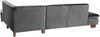 Ecksofa mit Ottomane rechts Kaye Bezug Samtvelours Buche nussbaum dunkel / anthrazit 23075 Bild 3