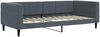 vidaXL Tagesbett Ausziehbar mit Matratzen Dunkelgrau 100x200 cm Samt 3196723 Bild 4