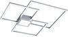 Große LED Deckenleuchte HYDRA dimmbar & extra flach, Silber, Breite 65cm Bild 2