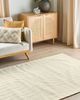 Teppich Wolle hellbeige 200 x 300 cm Streifenmuster MASTUNG Bild 3