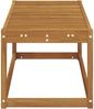 vidaXL Outdoor Hocker Bank Natur 115 x 43 x 37 cm Massivholz Akazie 900669 Bild 5