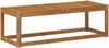 vidaXL Outdoor Hocker Bank Natur 115 x 43 x 37 cm Massivholz Akazie 900669 Bild 2