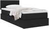 vidaXL Aufbewahrungsbett mit Matratze mit Matratze Schwarz 90 x 200 cm 3370421 Bild 3