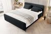 99rooms Lucio Boxspringbett Boucle-Stoff ANTHOLOGY Schwarz 160x200 cm Bild 3
