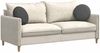 vidaXL Sitzkissen 2 pcs Dunkelgrau Ø 40 cm Cordstoff 42014150 Bild 3