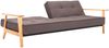 Splitback Frej - Schlafsofa - Flashtex Dark Grey (216) Bild 4