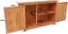 MCombo Gartenschrank Geräteschuppen Werkzeugschrank 1280, Outdoor-Schrank Gartenbox, aus Holz, Natur, 50 X 128 X 88 cm Bild 5