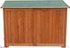 MCombo Gartenschrank Geräteschuppen Werkzeugschrank 1280, Outdoor-Schrank Gartenbox, aus Holz, Natur, 50 X 128 X 88 cm Bild 3