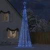 vidaXL LED Weihnachtsbaum mit Erdspießen 1534 LEDs Blau 500 cm 4016406 Bild 3