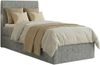 Boxspringbett RALF 200 x 200 cm mit Bettkasten, Topper und gepolstertem Kopfteil. Farbe: Grün, Härtegraden: H3 , Topper: Visco-Topper Bild 2