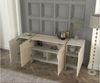 ibonto SIDEBOARD 180 x 75,5 x 46,6 cm Granitoptik Kommode viel Stauraum (H 75.5 x T 46.6 x B 180 cm) Bild 4