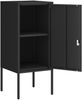 Nachtschrank Hausjärvi 82x35x35 cm Türgriff links Stahl Schwarz [en. casa] Bild 5