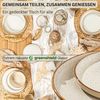 SÄNGER Dessertteller Set Rio Creme - 6 teilig aus Steingut Bild 3