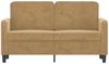 vidaXL 2-Sitzer-Sofa Braun 120 cm Samt 359439 Bild 3