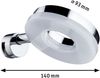 Paulmann No. 70881 LED Spiegelleuchte Becrux IP20 Chrom, 4W Bild 3