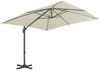 vidaXL Ampelschirm mit Aluminiummast 300 x 300 cm Sand 44632 Bild 2