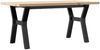 vidaXL Couchtisch Y-Gestell 100x50x45,5 cm Massivholz Kiefer Stahl 3282776 Bild 2