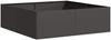 vidaXL Pflanzkübel Schwarz 100x100x30 cm Stahl 860808 Bild 2