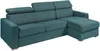 Vente-unique - VIZIR Sofa Stoff Blau - B 223 cm94 cm x H 110 cm95 cm x L 282 cm Bild 4