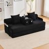 2-Sitzer Modulsofa B 200 x T 94 x H 67 cm aus Cord mit Metallrahmen, frei kombinierbar Bild 2