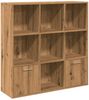 vidaXL Bücherschrank Artisan-Eiche 98x29x97,5 cm Holzwerkstoff 855967 Bild 2