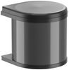 HAILO 3512071 AS Mono 12 dunkelgrau/schwarz Abfallsorter 12 Liter ab 40 cm Schrankbreite Bild 2