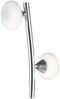 LED-Stehleuchte JUPITER LED 3W, 900lm, 3200k Durchm. 30cm, Höhe 150cm chrom Bild 3