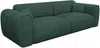 Vente-unique - POGNIA Sofa SamtStoff Grün - B 100 cm x H 73 cm x L 236 cm Bild 4